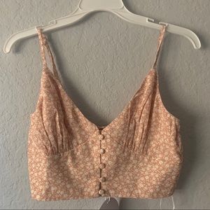 Princess Polly Baby Pink Crop Top